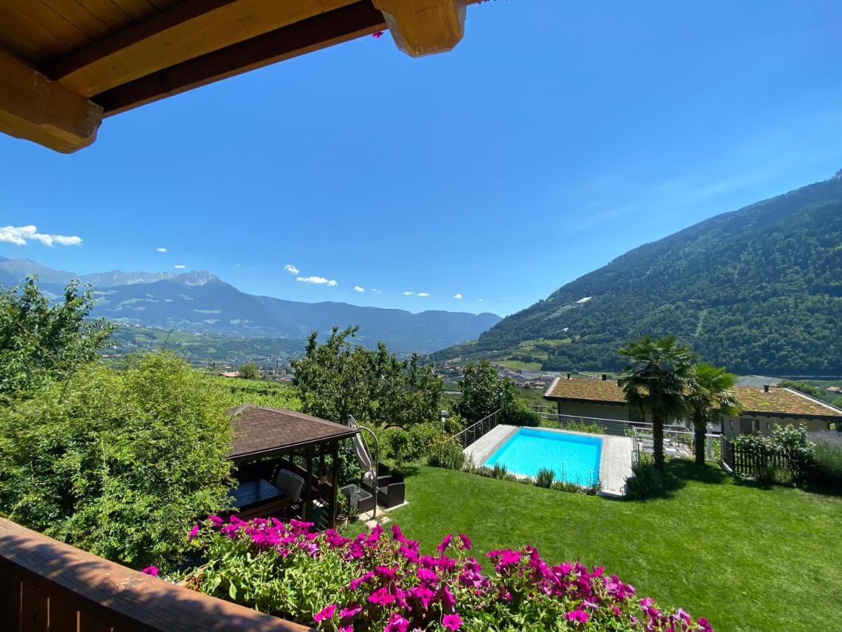 Pension Alpenblick Algund Buitenkant foto